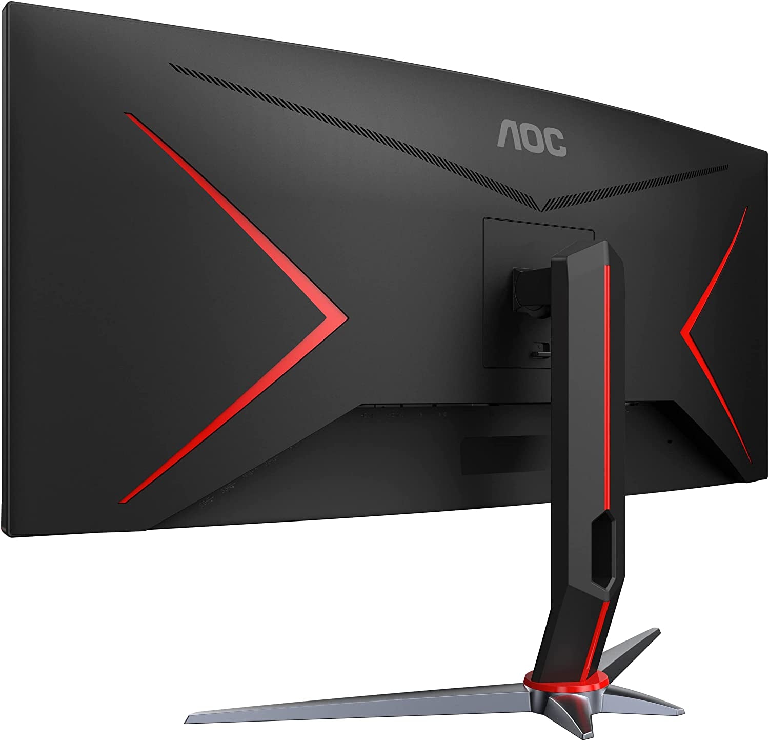 CU34G2X 34" Curved Frameless Immersive Gaming Monitor, Ultrawide QHD 3440X1440, VA Panel, 1Ms 144Hz Adaptive - Sync, Height Adjustable, 3 - Yr Zero Dead Pixels, Black/Red - ElectronicsAreFun