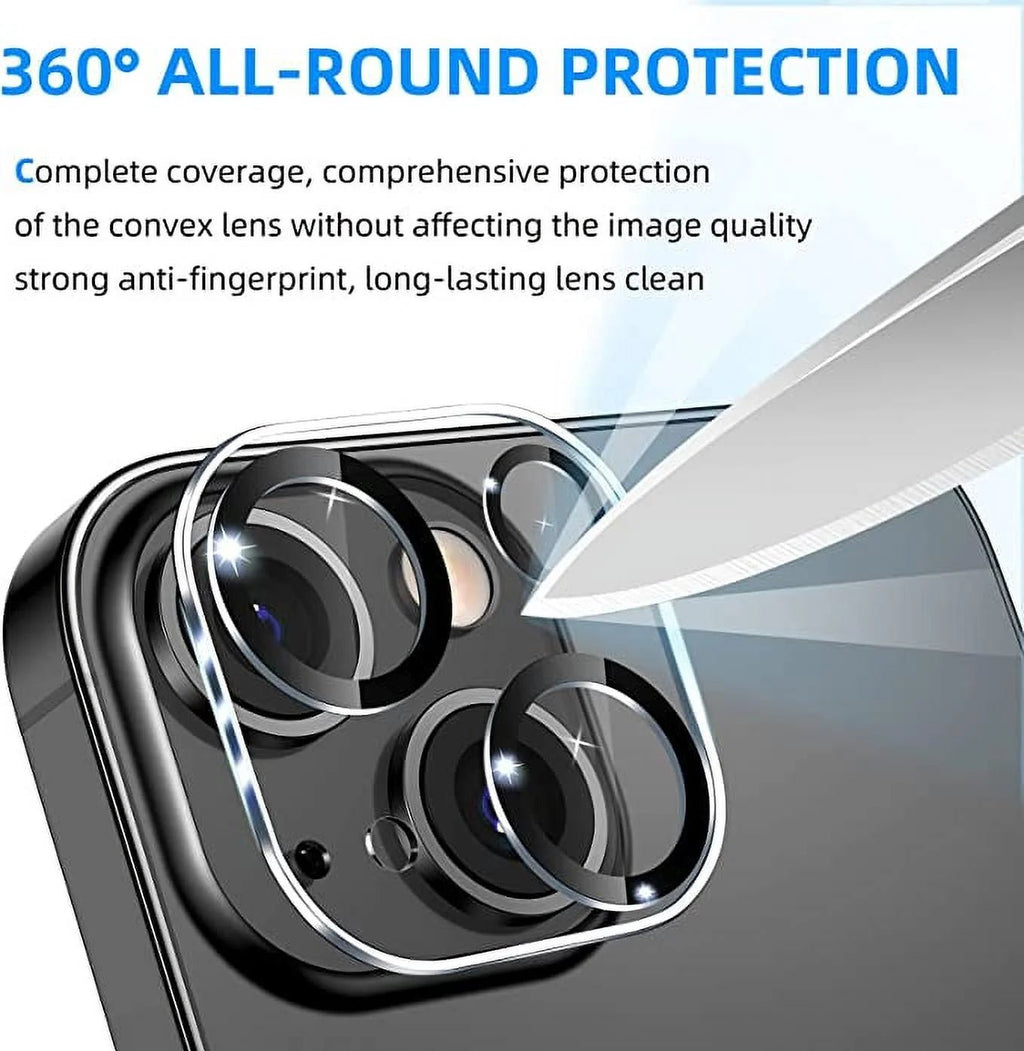 Camera Lens Protector for Iphone 14 & Iphone 14 plus 2022,Premium HD Clear Tempered Glass Lens Cover Flim[Case Friendly][Scratch - Resistant][Easy Installation][Night Circle] - ElectronicsAreFun