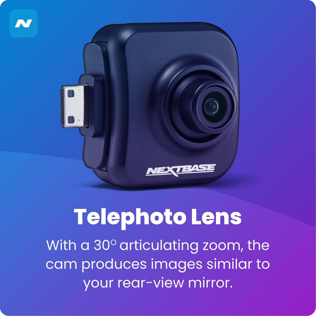 Dash Cam Add - On Rear View Exterior Camera Compatible 322GW 422GW 522GW 622Gw - Black - ElectronicsAreFun