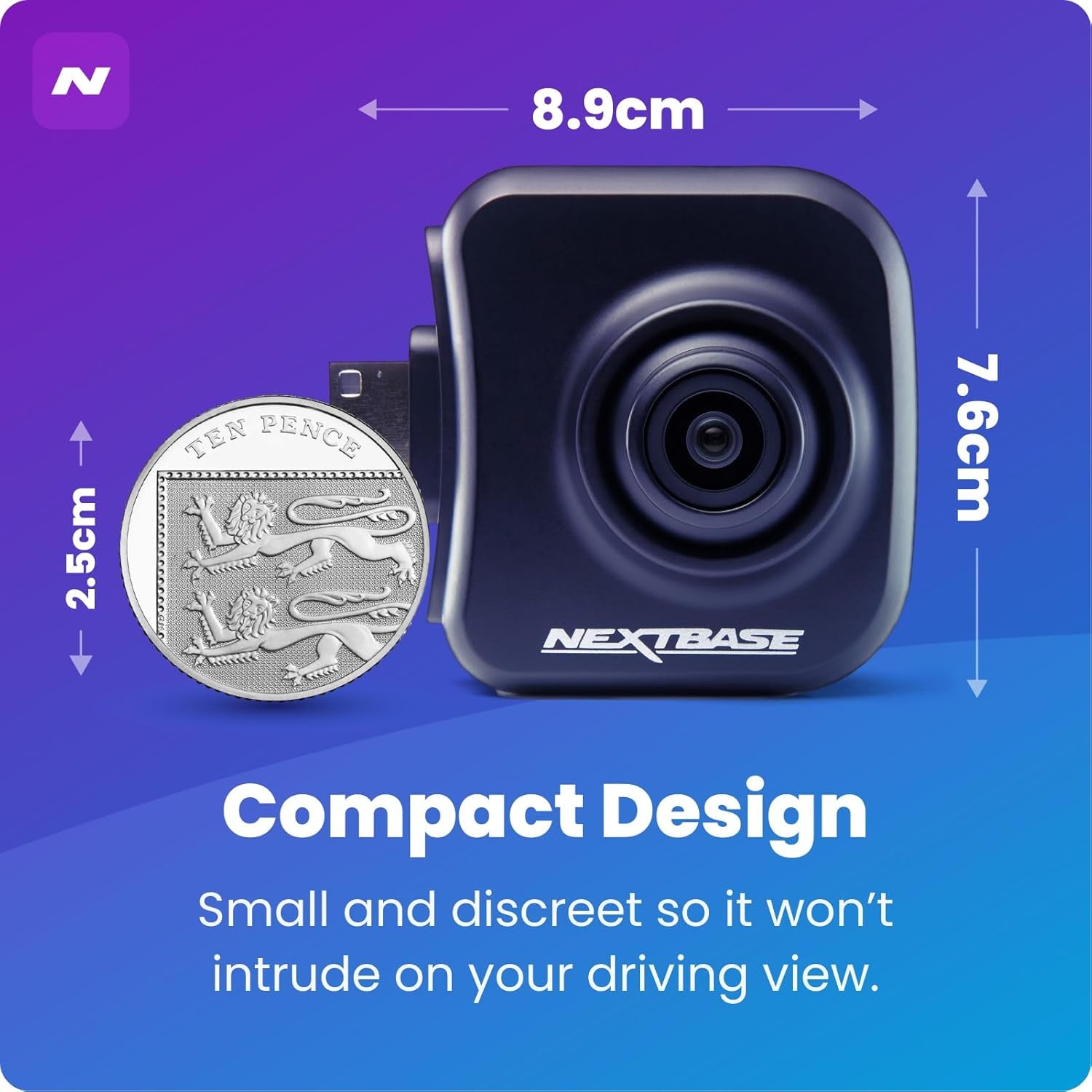 Dash Cam Add - On Rear View Exterior Camera Compatible 322GW 422GW 522GW 622Gw - Black - ElectronicsAreFun