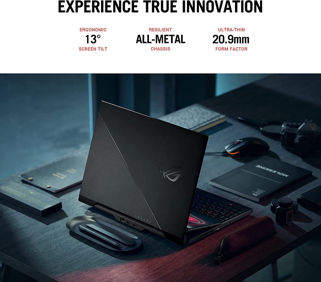 ROG Zephyrus Duo SE 15 Gaming Laptop, 15.6” 300Hz IPS Type FHD Display, NVIDIA Geforce RTX 3060, AMD Ryzen 9 5980HX, 16GB DDR4, 1TB Pcie SSD, Per - Key RGB Keyboard, Windows 10 Home, GX551QM - ES96 - ElectronicsAreFun