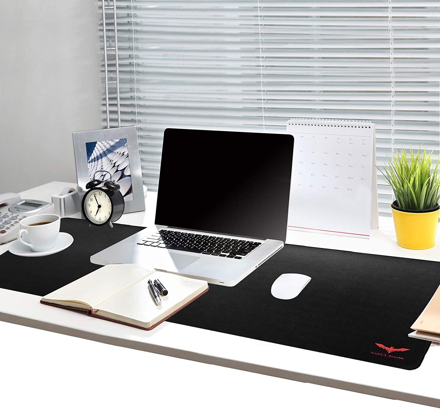 Large Gaming Mouse Pad (35.43 X 15.75 X 0.12Inch) Extended Ergonomic for Computers Thick Keyboard Mouse Mat Non - Slip Rubber Base Mousepad, Black - ElectronicsAreFun