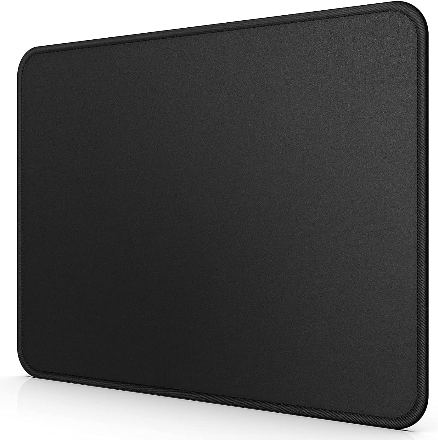Computer Mouse Pad with Stitched Edges, Washable Mouse Mat with Superior Micro - Weave Cloth, Gaming Mouse Pad for Office & Home, Non - Slip Rubber Base, Black - ElectronicsAreFun