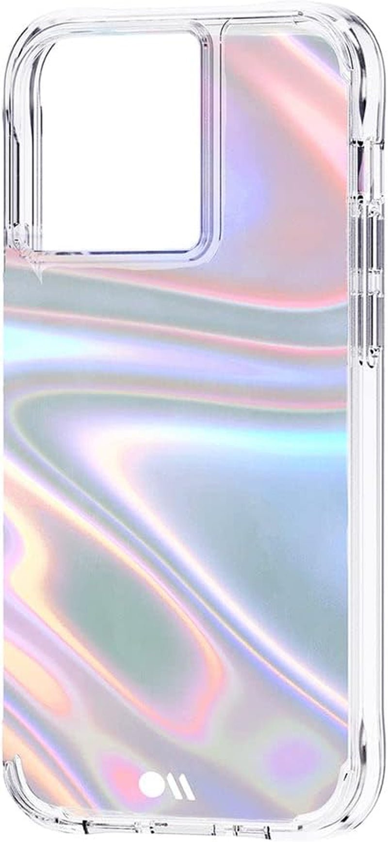 Soap Bubble Iphone 13 Pro Case [10Ft Drop Protection] [Wireless Charging Compatible] Luxury Cover for Iphone 13 Pro 6.1" - Iridescent Swirl Effect. Anti - Scratch, Shock Absorbing - Iridescent - ElectronicsAreFun
