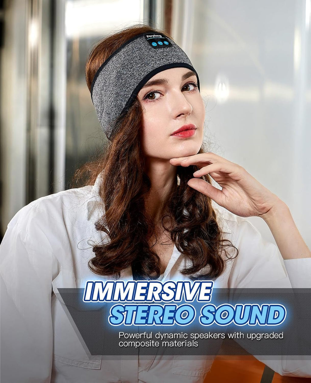 Bluetooth Sleep Headphones Headband with HD Speakers - Noise Cancelling, for Side Sleepers, Workout, Jogging, Yoga - ElectronicsAreFun