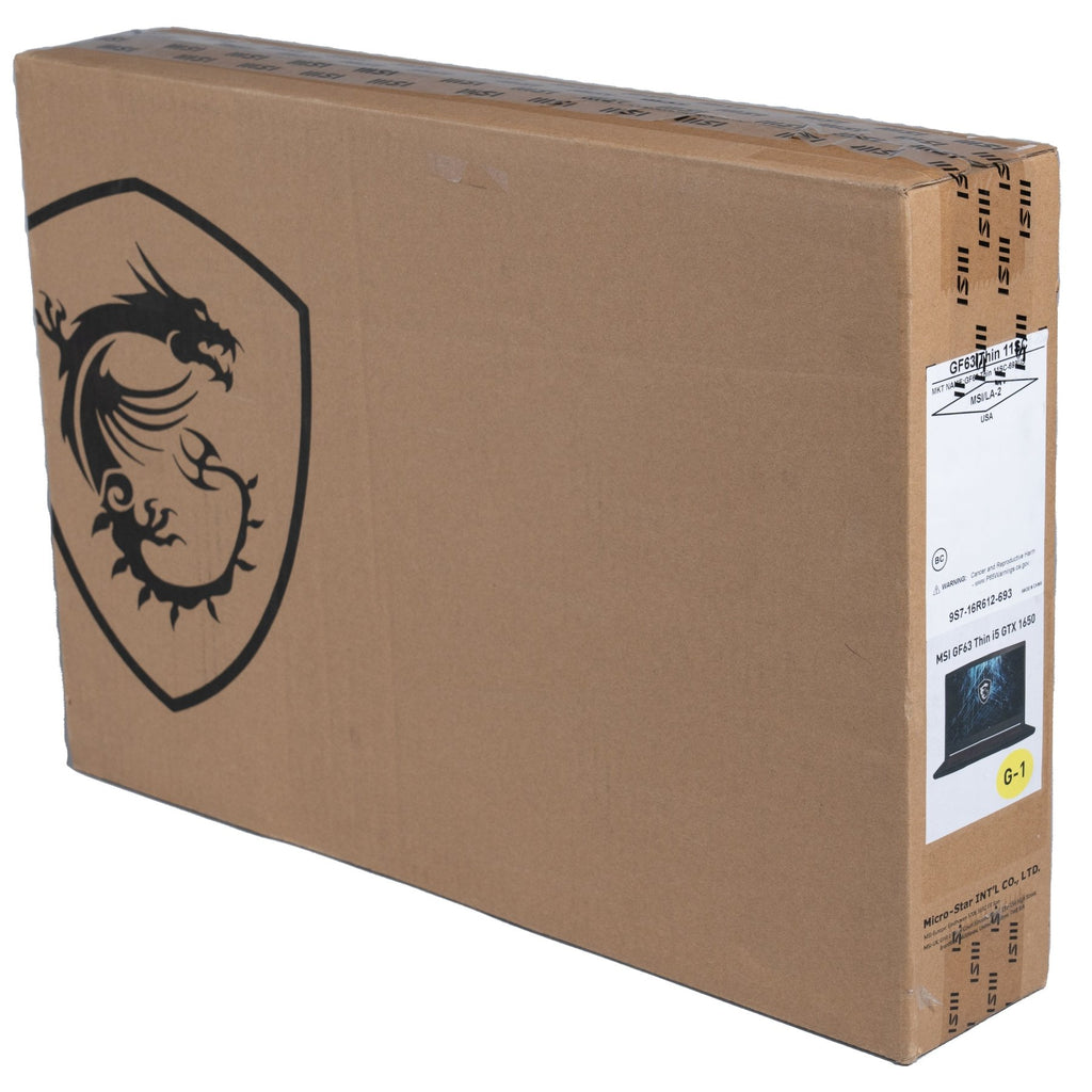 GF63 Thin 11UC - 1276US 15.6" Gaming Laptop, 144Hz, Intel Core I5 - 11500H, NVIDIA Geforce RTX 3050 4GB, 16GB DDR4 Memory, 512GB Nvme SSD, Windows 11 - ElectronicsAreFun