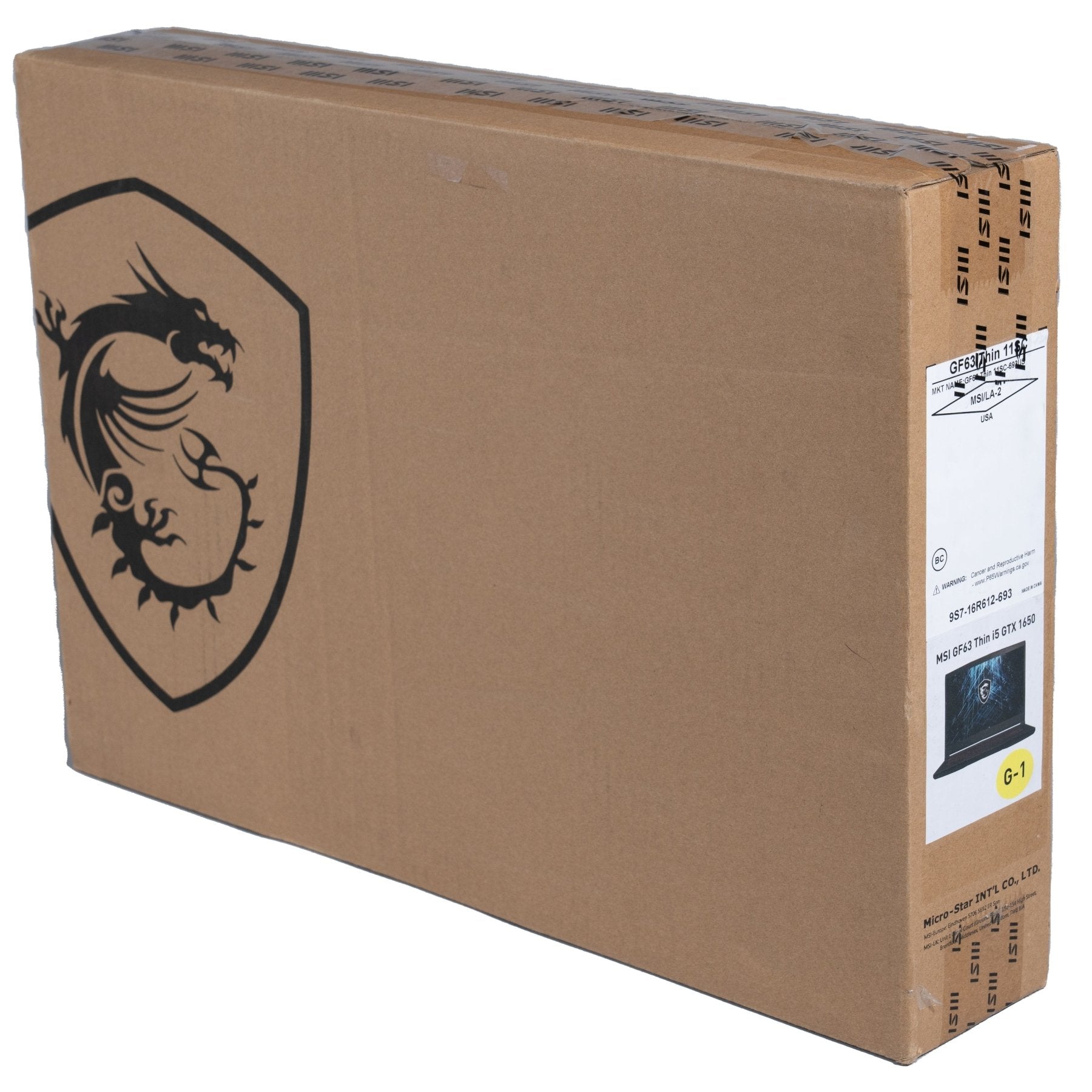 GF63 Thin 11UC - 1276US 15.6" Gaming Laptop, 144Hz, Intel Core I5 - 11500H, NVIDIA Geforce RTX 3050 4GB, 16GB DDR4 Memory, 512GB Nvme SSD, Windows 11 - ElectronicsAreFun