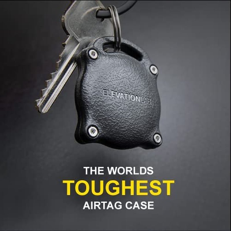Tagvault™ Airtag Keychain (2 Pack) - the Original Waterproof Airtag Case | Indestructible, Ultra - Compact - ElectronicsAreFun