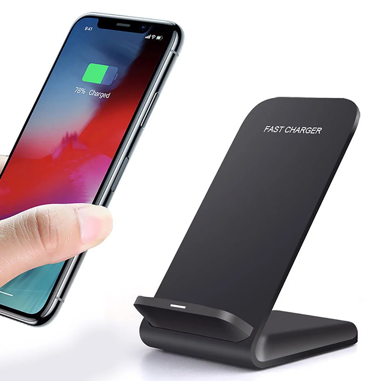 Fast Wireless Charger, 20W Max Fast Wireless Charging Stand for Iphone, Samsung - ElectronicsAreFun
