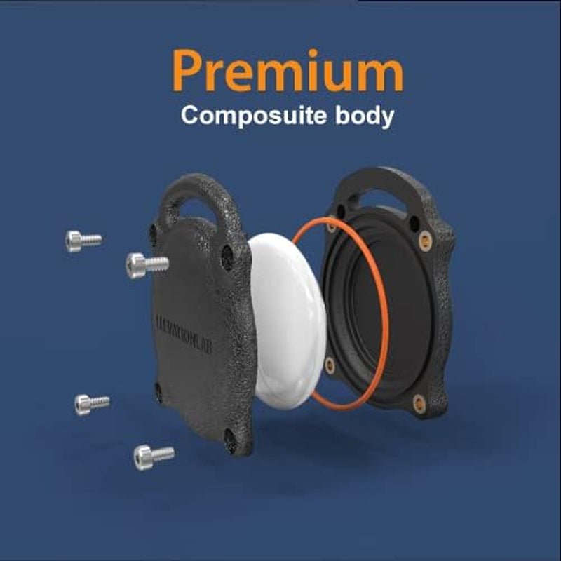 Tagvault™ Airtag Keychain (2 Pack) - the Original Waterproof Airtag Case | Indestructible, Ultra - Compact - ElectronicsAreFun