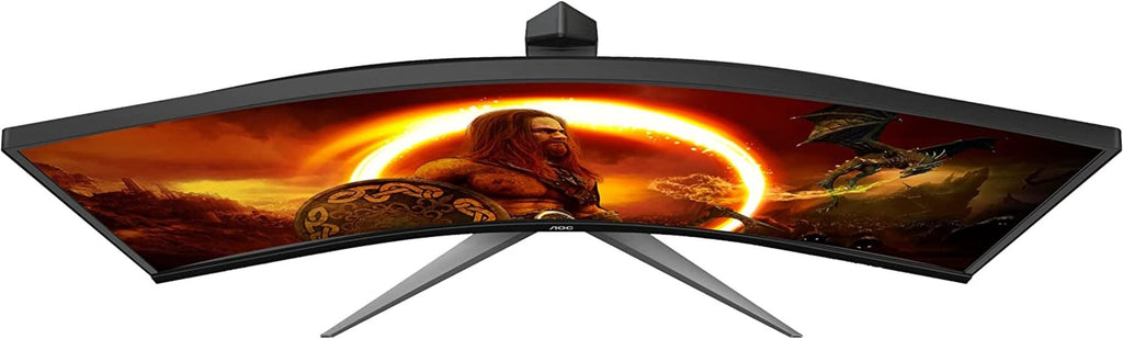 CU34G2X 34" Curved Frameless Immersive Gaming Monitor, Ultrawide QHD 3440X1440, VA Panel, 1Ms 144Hz Adaptive - Sync, Height Adjustable, 3 - Yr Zero Dead Pixels, Black/Red - ElectronicsAreFun