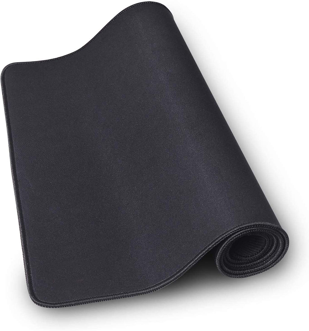 Large Gaming Mouse Pad (35.43 X 15.75 X 0.12Inch) Extended Ergonomic for Computers Thick Keyboard Mouse Mat Non - Slip Rubber Base Mousepad, Black - ElectronicsAreFun