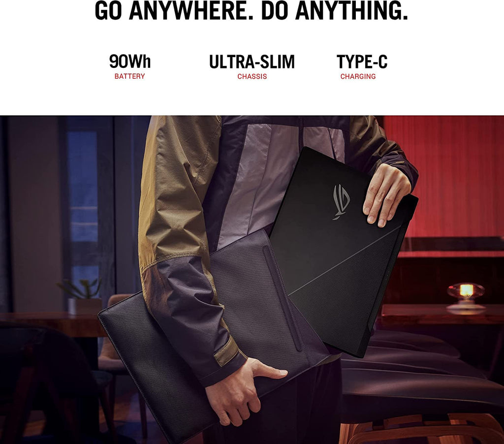 ROG Zephyrus Duo SE 15 Gaming Laptop, 15.6” 300Hz IPS Type FHD Display, NVIDIA Geforce RTX 3060, AMD Ryzen 9 5980HX, 16GB DDR4, 1TB Pcie SSD, Per - Key RGB Keyboard, Windows 10 Home, GX551QM - ES96 - ElectronicsAreFun