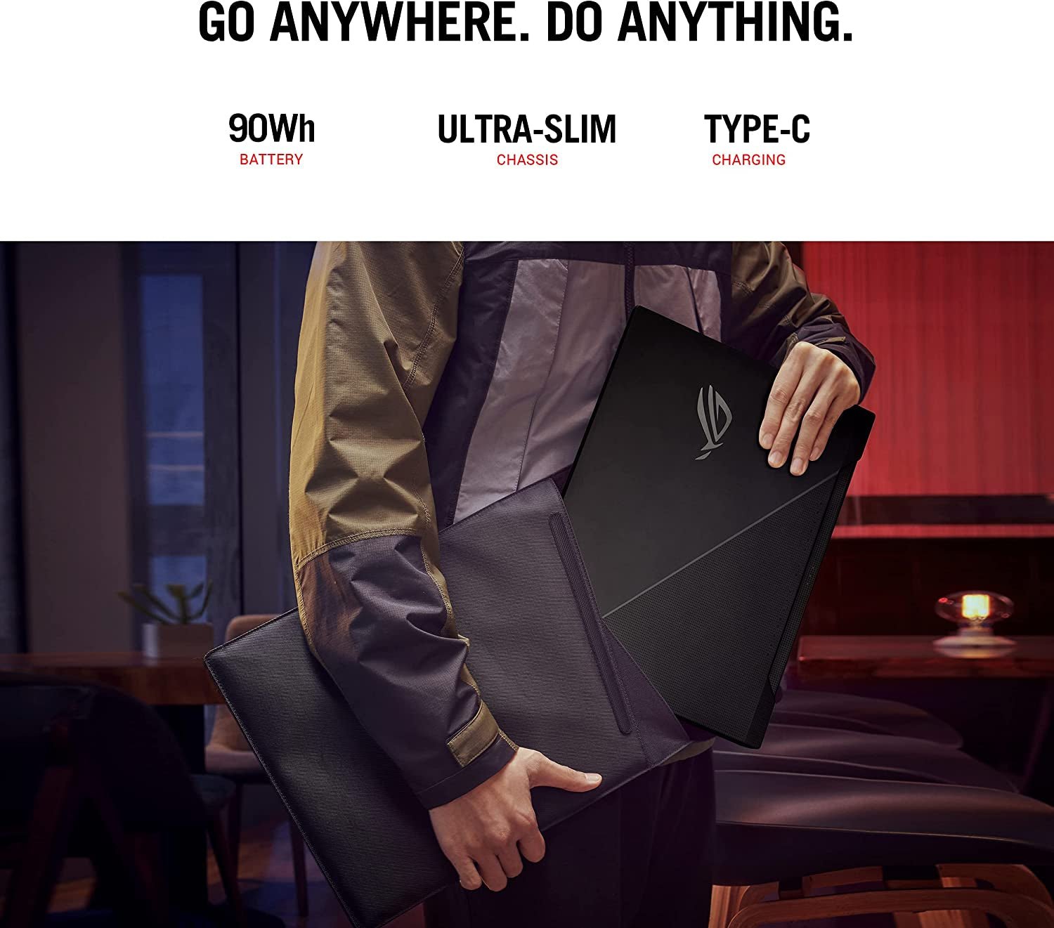 ROG Zephyrus Duo SE 15 Gaming Laptop, 15.6” 300Hz IPS Type FHD Display, NVIDIA Geforce RTX 3060, AMD Ryzen 9 5980HX, 16GB DDR4, 1TB Pcie SSD, Per - Key RGB Keyboard, Windows 10 Home, GX551QM - ES96 - ElectronicsAreFun